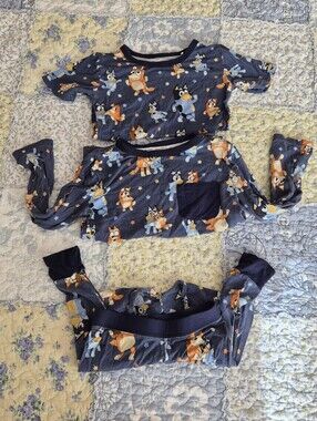 Bluey Little Sleepies 3 Piece